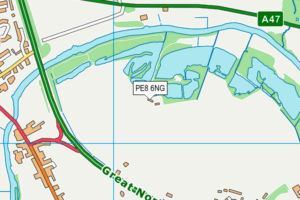 PE8 6NG map - OS VectorMap District (Ordnance Survey) PE8 6NG map - OS VectorMap District (Ordnance Survey)