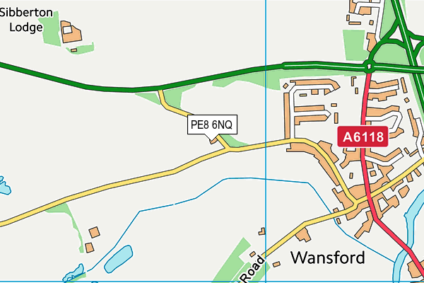 PE8 6NQ map - OS VectorMap District (Ordnance Survey) PE8 6NQ map - OS VectorMap District (Ordnance Survey)