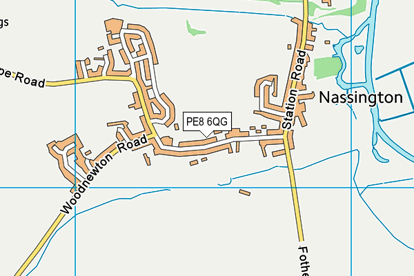 PE8 6QG map - OS VectorMap District (Ordnance Survey) PE8 6QG map - OS VectorMap District (Ordnance Survey)