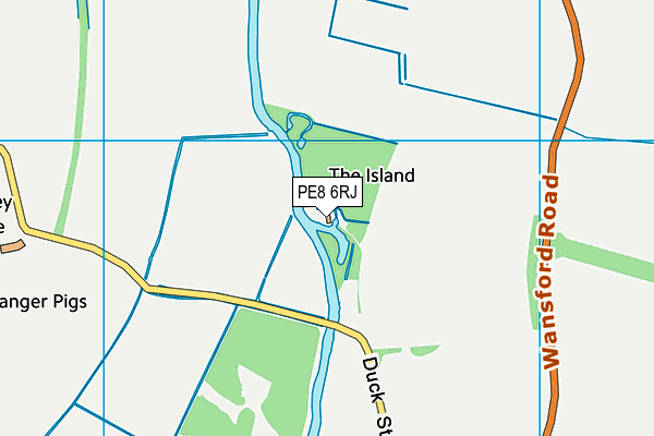 PE8 6RJ map - OS VectorMap District (Ordnance Survey) PE8 6RJ map - OS VectorMap District (Ordnance Survey)