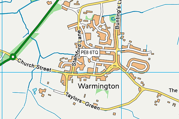 PE8 6TQ map - OS VectorMap District (Ordnance Survey)
