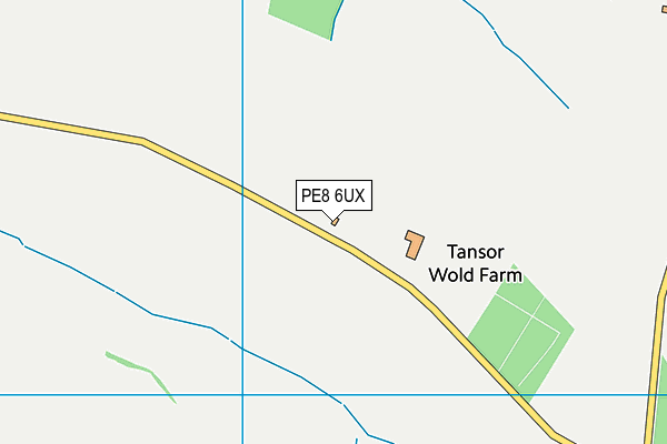 PE8 6UX map - OS VectorMap District (Ordnance Survey) PE8 6UX map - OS VectorMap District (Ordnance Survey)