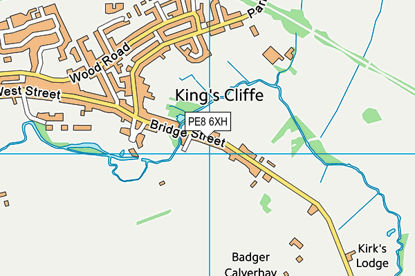 PE8 6XH map - OS VectorMap District (Ordnance Survey)
