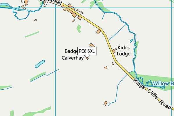PE8 6XL map - OS VectorMap District (Ordnance Survey) PE8 6XL map - OS VectorMap District (Ordnance Survey)