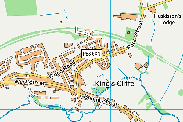 PE8 6XN map - OS VectorMap District (Ordnance Survey) PE8 6XN map - OS VectorMap District (Ordnance Survey)