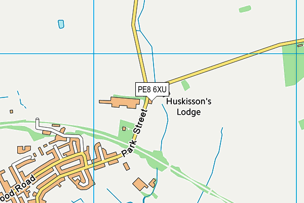 PE8 6XU map - OS VectorMap District (Ordnance Survey) PE8 6XU map - OS VectorMap District (Ordnance Survey)