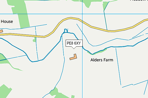 PE8 6XY map - OS VectorMap District (Ordnance Survey) PE8 6XY map - OS VectorMap District (Ordnance Survey)