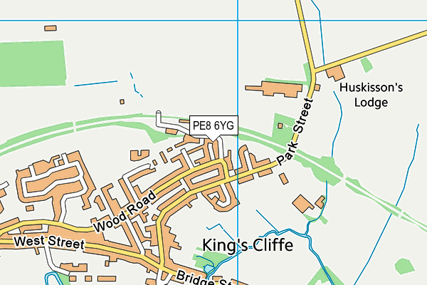 PE8 6YG map - OS VectorMap District (Ordnance Survey) PE8 6YG map - OS VectorMap District (Ordnance Survey)