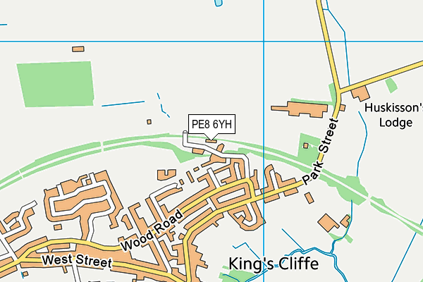PE8 6YH map - OS VectorMap District (Ordnance Survey) PE8 6YH map - OS VectorMap District (Ordnance Survey)