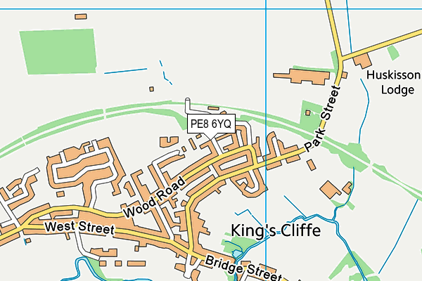 PE8 6YQ map - OS VectorMap District (Ordnance Survey) PE8 6YQ map - OS VectorMap District (Ordnance Survey)
