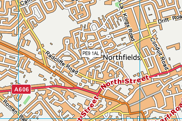 PE9 1AL map - OS VectorMap District (Ordnance Survey) PE9 1AL map - OS VectorMap District (Ordnance Survey)