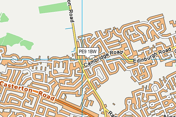 PE9 1BW map - OS VectorMap District (Ordnance Survey) PE9 1BW map - OS VectorMap District (Ordnance Survey)