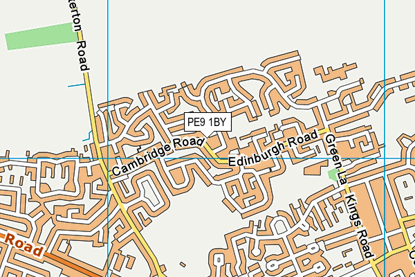 PE9 1BY map - OS VectorMap District (Ordnance Survey) PE9 1BY map - OS VectorMap District (Ordnance Survey)