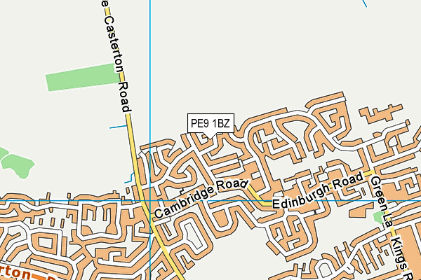 PE9 1BZ map - OS VectorMap District (Ordnance Survey) PE9 1BZ map - OS VectorMap District (Ordnance Survey)