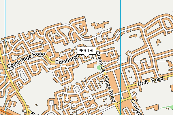 PE9 1HL map - OS VectorMap District (Ordnance Survey) PE9 1HL map - OS VectorMap District (Ordnance Survey)
