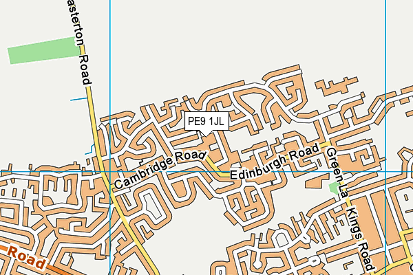 PE9 1JL map - OS VectorMap District (Ordnance Survey) PE9 1JL map - OS VectorMap District (Ordnance Survey)