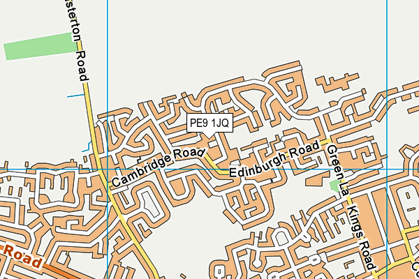 PE9 1JQ map - OS VectorMap District (Ordnance Survey) PE9 1JQ map - OS VectorMap District (Ordnance Survey)
