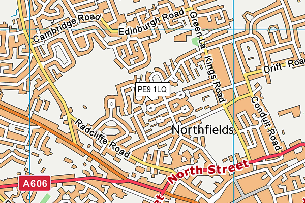 PE9 1LQ map - OS VectorMap District (Ordnance Survey) PE9 1LQ map - OS VectorMap District (Ordnance Survey)