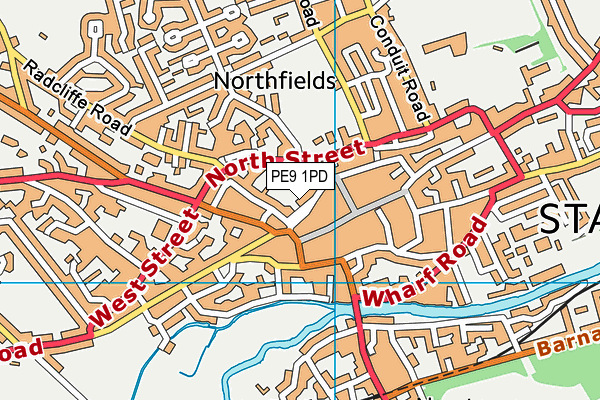 PE9 1PD map - OS VectorMap District (Ordnance Survey) PE9 1PD map - OS VectorMap District (Ordnance Survey)