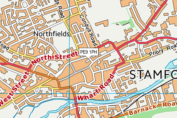 PE9 1PH map - OS VectorMap District (Ordnance Survey) PE9 1PH map - OS VectorMap District (Ordnance Survey)
