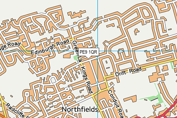 PE9 1QR map - OS VectorMap District (Ordnance Survey) PE9 1QR map - OS VectorMap District (Ordnance Survey)
