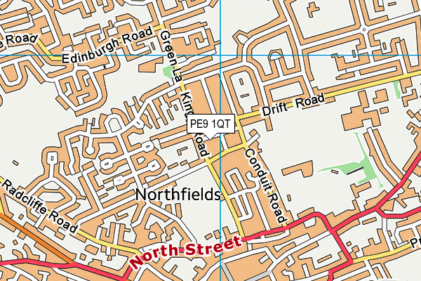 PE9 1QT map - OS VectorMap District (Ordnance Survey) PE9 1QT map - OS VectorMap District (Ordnance Survey)