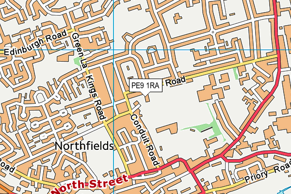 PE9 1RA map - OS VectorMap District (Ordnance Survey) PE9 1RA map - OS VectorMap District (Ordnance Survey)