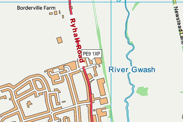 PE9 1XP map - OS VectorMap District (Ordnance Survey) PE9 1XP map - OS VectorMap District (Ordnance Survey)
