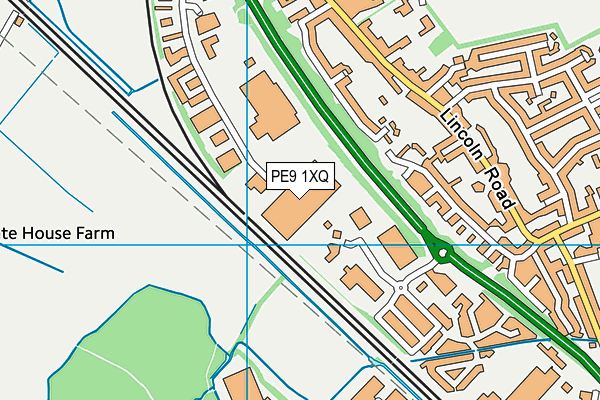 PE9 1XQ map - OS VectorMap District (Ordnance Survey) PE9 1XQ map - OS VectorMap District (Ordnance Survey)