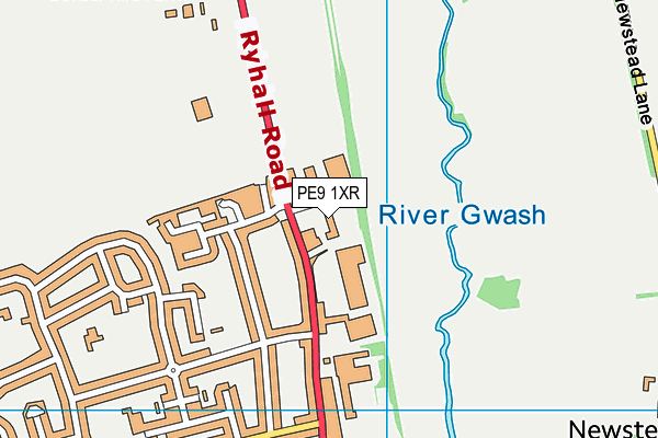 PE9 1XR map - OS VectorMap District (Ordnance Survey) PE9 1XR map - OS VectorMap District (Ordnance Survey)