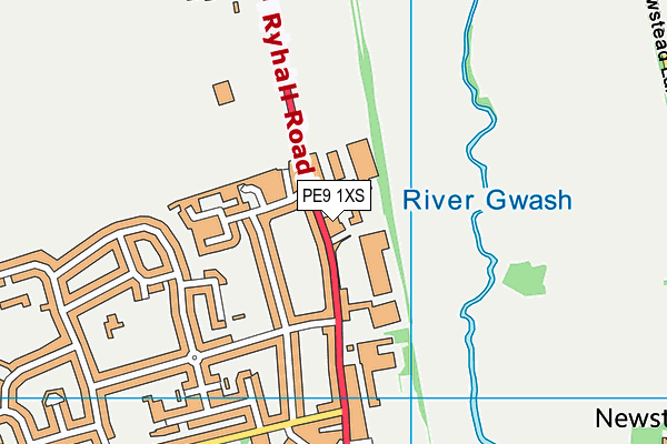 PE9 1XS map - OS VectorMap District (Ordnance Survey) PE9 1XS map - OS VectorMap District (Ordnance Survey)