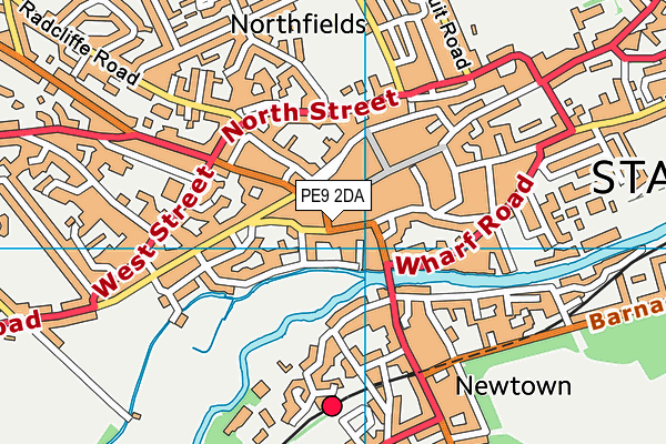 PE9 2DA map - OS VectorMap District (Ordnance Survey) PE9 2DA map - OS VectorMap District (Ordnance Survey)