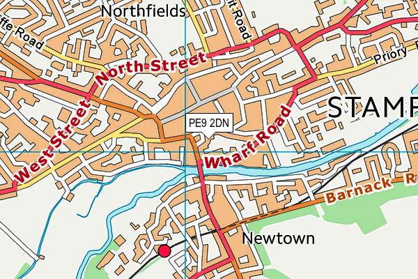 PE9 2DN map - OS VectorMap District (Ordnance Survey) PE9 2DN map - OS VectorMap District (Ordnance Survey)