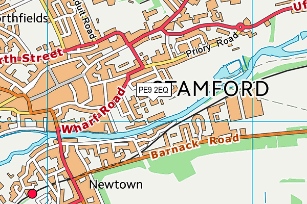 PE9 2EQ map - OS VectorMap District (Ordnance Survey) PE9 2EQ map - OS VectorMap District (Ordnance Survey)