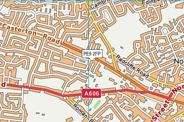 PE9 2FP map - OS VectorMap District (Ordnance Survey) PE9 2FP map - OS VectorMap District (Ordnance Survey)