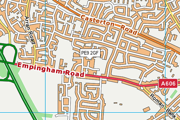 PE9 2GF map - OS VectorMap District (Ordnance Survey) PE9 2GF map - OS VectorMap District (Ordnance Survey)