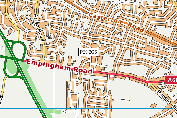 PE9 2GS map - OS VectorMap District (Ordnance Survey) PE9 2GS map - OS VectorMap District (Ordnance Survey)
