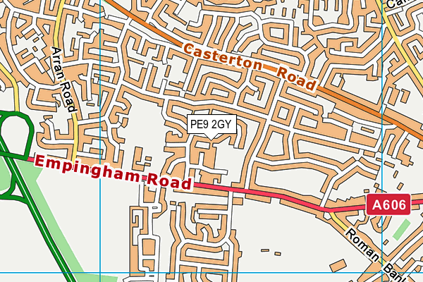 PE9 2GY map - OS VectorMap District (Ordnance Survey) PE9 2GY map - OS VectorMap District (Ordnance Survey)