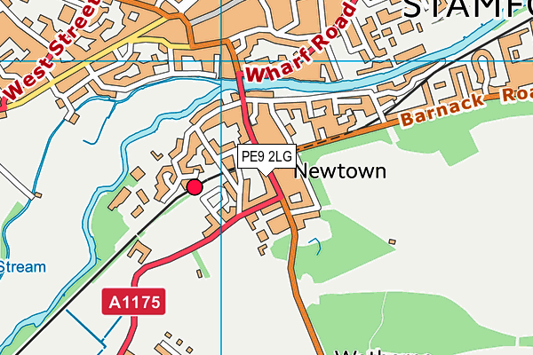 PE9 2LG map - OS VectorMap District (Ordnance Survey) PE9 2LG map - OS VectorMap District (Ordnance Survey)