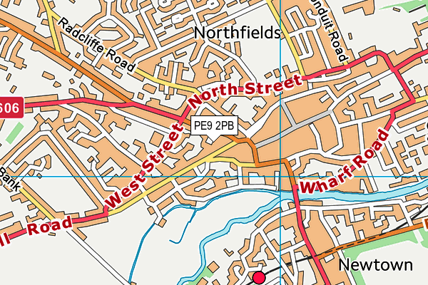 PE9 2PB map - OS VectorMap District (Ordnance Survey) PE9 2PB map - OS VectorMap District (Ordnance Survey)