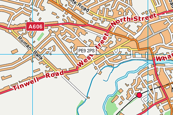 PE9 2PS map - OS VectorMap District (Ordnance Survey) PE9 2PS map - OS VectorMap District (Ordnance Survey)