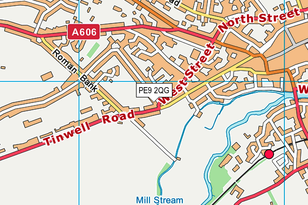 PE9 2QG map - OS VectorMap District (Ordnance Survey) PE9 2QG map - OS VectorMap District (Ordnance Survey)