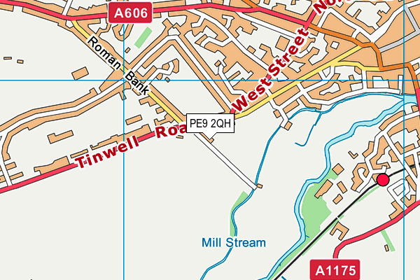 PE9 2QH map - OS VectorMap District (Ordnance Survey) PE9 2QH map - OS VectorMap District (Ordnance Survey)