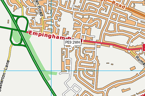 PE9 2WH map - OS VectorMap District (Ordnance Survey) PE9 2WH map - OS VectorMap District (Ordnance Survey)