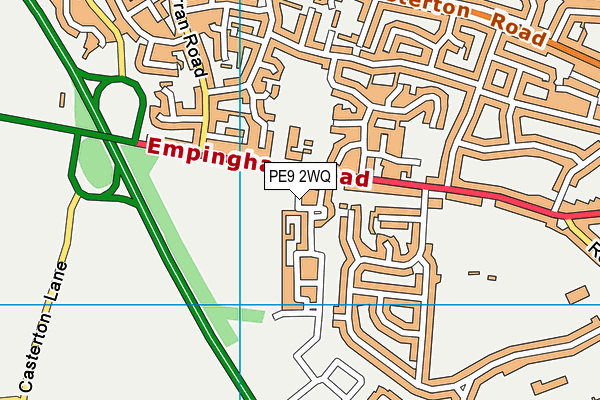 PE9 2WQ map - OS VectorMap District (Ordnance Survey) PE9 2WQ map - OS VectorMap District (Ordnance Survey)