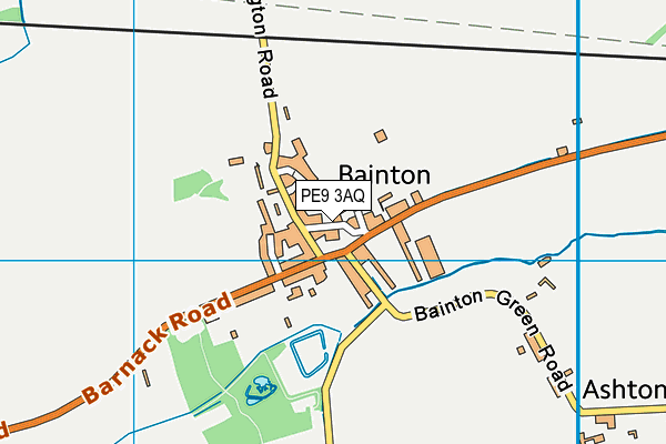 PE9 3AQ map - OS VectorMap District (Ordnance Survey) PE9 3AQ map - OS VectorMap District (Ordnance Survey)