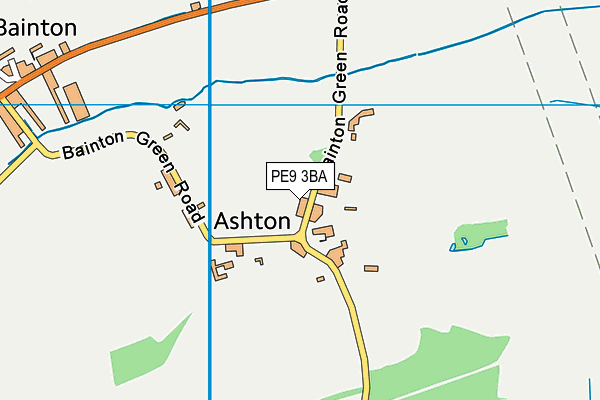 PE9 3BA map - OS VectorMap District (Ordnance Survey) PE9 3BA map - OS VectorMap District (Ordnance Survey)