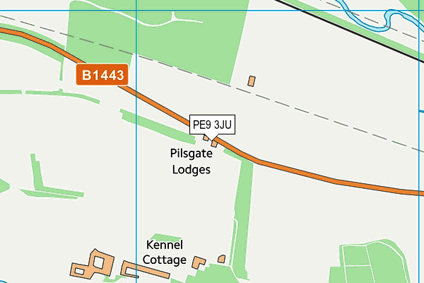 PE9 3JU map - OS VectorMap District (Ordnance Survey) PE9 3JU map - OS VectorMap District (Ordnance Survey)