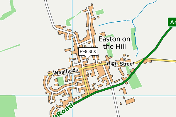 PE9 3LX map - OS VectorMap District (Ordnance Survey) PE9 3LX map - OS VectorMap District (Ordnance Survey)