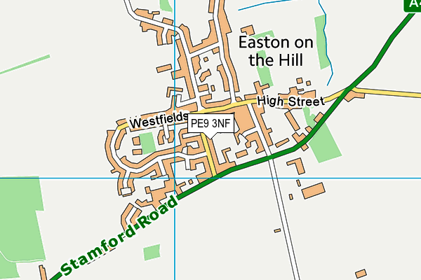 PE9 3NF map - OS VectorMap District (Ordnance Survey) PE9 3NF map - OS VectorMap District (Ordnance Survey)